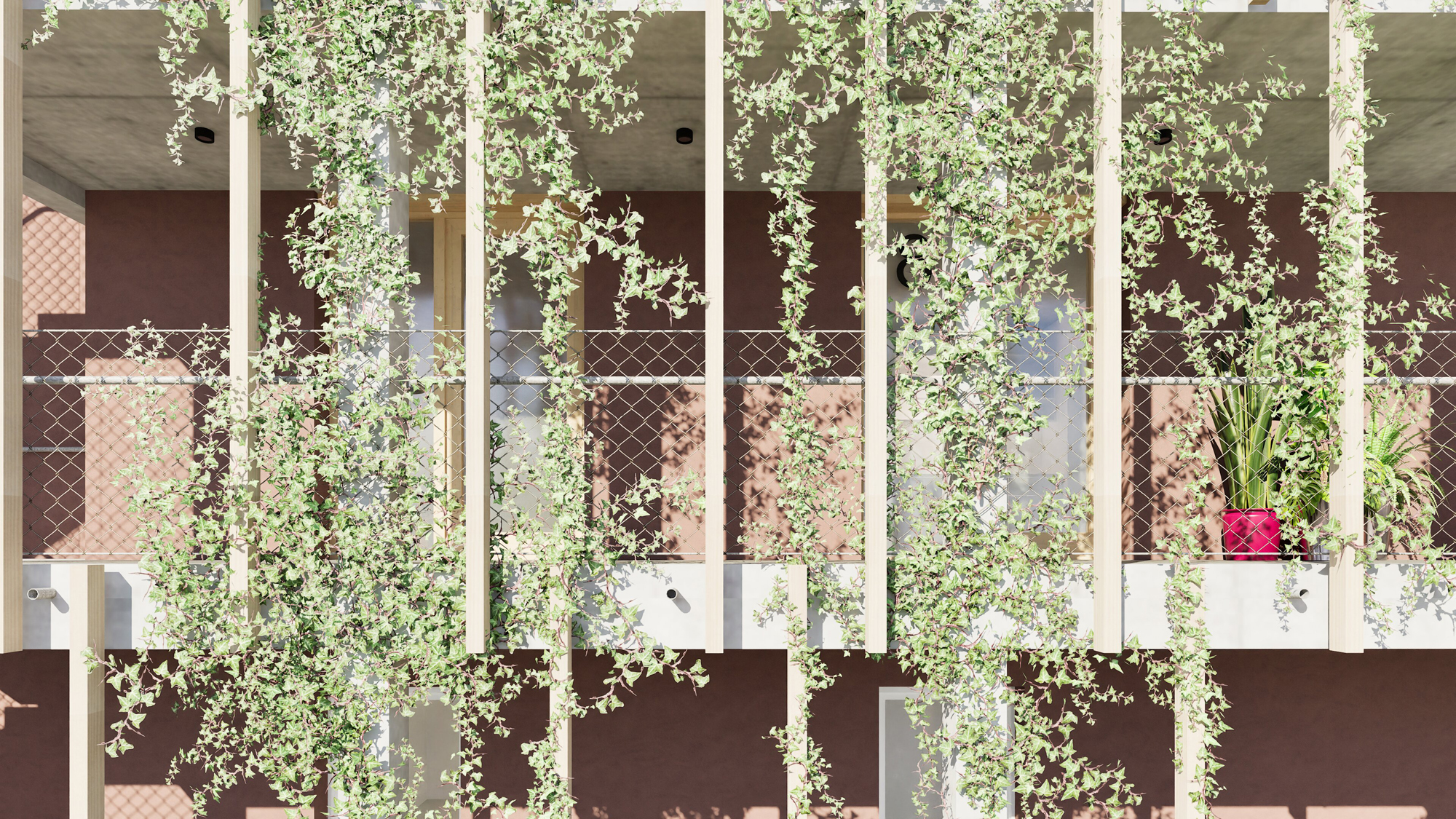 232 Detail Laubengang